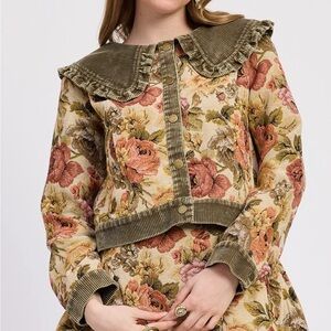 JACQUIE THE LABEL | Nathalia Mixed Media Jacket